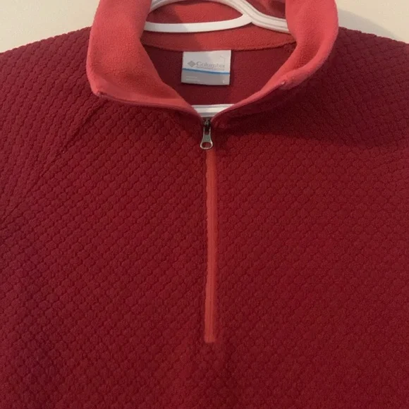 Columbia Fleece Quarter Zip Jacket Sweater- Women’s Size Small - Picture 3 of 7